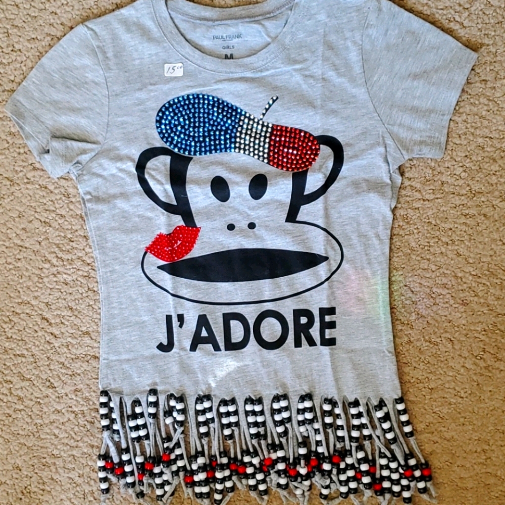 Beaded T-shirt